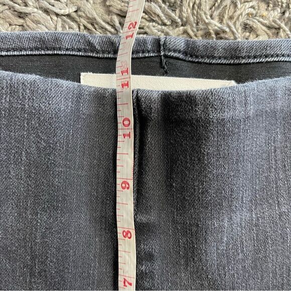 Soft Surroundings Jeans SZ M Cropped Pull-On Denim Ankle Black Stretch Denim - Picture 6 of 7